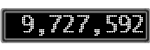 The GaugeControl contains 1 gauge with values: (9,727,102).