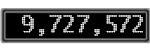 The GaugeControl contains 1 gauge with values: (9,727,102).