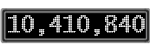 The GaugeControl contains 1 gauge with values: (10,410,480).