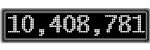 The GaugeControl contains 1 gauge with values: (10,408,257).