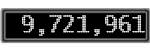 The GaugeControl contains 1 gauge with values: (9,721,608).