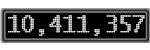 The GaugeControl contains 1 gauge with values: (10,411,046).