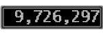 The GaugeControl contains 1 gauge with values: (9,726,095).