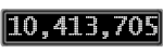 The GaugeControl contains 1 gauge with values: (10,412,137).