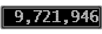 The GaugeControl contains 1 gauge with values: (9,721,613).
