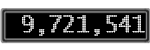 The GaugeControl contains 1 gauge with values: (9,721,519).
