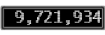 The GaugeControl contains 1 gauge with values: (9,721,600).