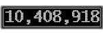 The GaugeControl contains 1 gauge with values: (10,408,119).