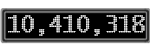 The GaugeControl contains 1 gauge with values: (10,408,119).
