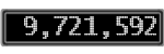 The GaugeControl contains 1 gauge with values: (9,721,519).