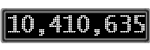 The GaugeControl contains 1 gauge with values: (10,410,750).