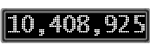 The GaugeControl contains 1 gauge with values: (10,408,873).