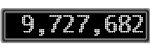 The GaugeControl contains 1 gauge with values: (9,727,085).