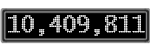 The GaugeControl contains 1 gauge with values: (10,408,983).