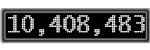 The GaugeControl contains 1 gauge with values: (10,408,293).