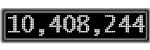 The GaugeControl contains 1 gauge with values: (10,408,058).