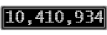 The GaugeControl contains 1 gauge with values: (10,410,593).