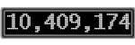 The GaugeControl contains 1 gauge with values: (10,408,257).