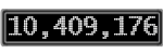 The GaugeControl contains 1 gauge with values: (10,408,260).