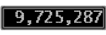 The GaugeControl contains 1 gauge with values: (9,725,169).