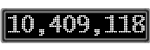 The GaugeControl contains 1 gauge with values: (10,408,981).