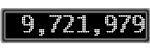 The GaugeControl contains 1 gauge with values: (9,721,613).