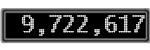 The GaugeControl contains 1 gauge with values: (9,722,310).