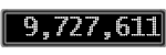 The GaugeControl contains 1 gauge with values: (9,727,101).