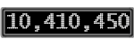 The GaugeControl contains 1 gauge with values: (10,409,788).
