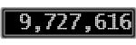 The GaugeControl contains 1 gauge with values: (9,727,101).