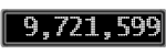 The GaugeControl contains 1 gauge with values: (9,721,519).