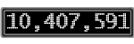 The GaugeControl contains 1 gauge with values: (10,407,594).