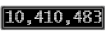 The GaugeControl contains 1 gauge with values: (10,408,268).