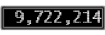 The GaugeControl contains 1 gauge with values: (9,721,990).