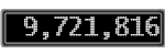 The GaugeControl contains 1 gauge with values: (9,721,529).