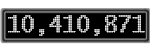 The GaugeControl contains 1 gauge with values: (10,410,534).