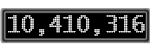 The GaugeControl contains 1 gauge with values: (10,410,324).