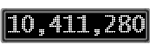 The GaugeControl contains 1 gauge with values: (10,410,871).