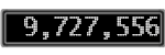 The GaugeControl contains 1 gauge with values: (9,727,085).