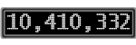 The GaugeControl contains 1 gauge with values: (10,409,851).
