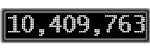 The GaugeControl contains 1 gauge with values: (10,409,490).