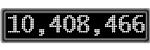 The GaugeControl contains 1 gauge with values: (10,408,032).