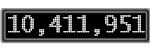 The GaugeControl contains 1 gauge with values: (10,411,342).