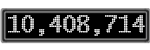 The GaugeControl contains 1 gauge with values: (10,408,032).