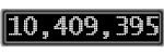 The GaugeControl contains 1 gauge with values: (10,409,040).