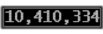 The GaugeControl contains 1 gauge with values: (10,409,928).