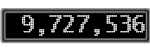 The GaugeControl contains 1 gauge with values: (9,727,087).