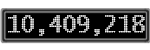 The GaugeControl contains 1 gauge with values: (10,408,860).