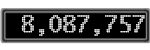 The GaugeControl contains 1 gauge with values: (8,087,586).