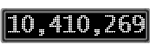 The GaugeControl contains 1 gauge with values: (10,409,928).